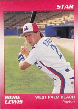 1990 Star West Palm Beach Expos #13 Richie Lewis Front