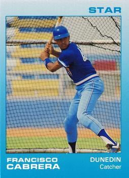 1988 Star Dunedin Blue Jays #1 Francisco Cabrera Front