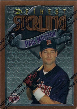 1996 Finest #194 Paul Molitor Front