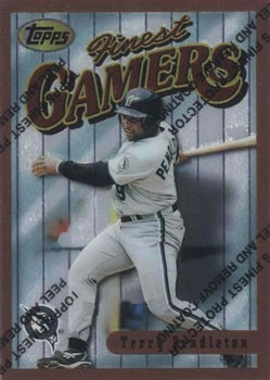 1996 Finest #8 Terry Pendleton Front
