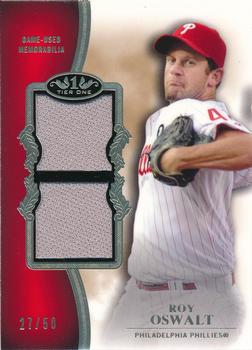 2012 Topps Tier One - Dual Relics #TSDR-RO Roy Oswalt Front