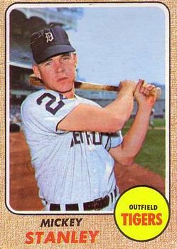 1968 Topps #129 Mickey Stanley Front
