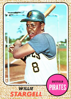 1968 Topps #86 Willie Stargell Front