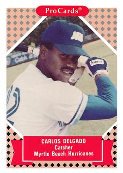 1991-92 ProCards Tomorrow's Heroes #170 Carlos Delgado Front