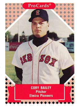1991-92 ProCards Tomorrow's Heroes #25 Cory Bailey Front