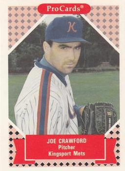 1991-92 ProCards Tomorrow's Heroes #290 Joe Crawford Front