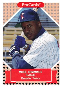 1991-92 ProCards Tomorrow's Heroes #98 Midre Cummings Front