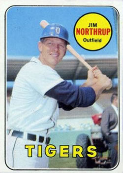 1969 Topps #580 Jim Northrup Front