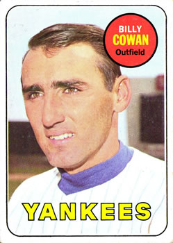 1969 Topps #643 Billy Cowan Front