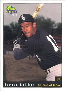 1991 Classic Best South Bend White Sox #2 Horace Gaither Front