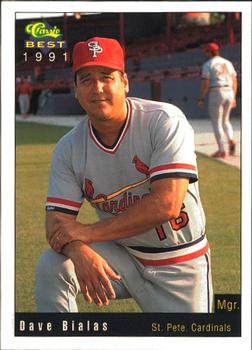 1991 Classic Best St. Petersburg Cardinals #9 Dave Bialas Front