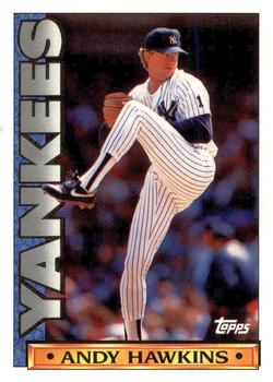1990 Topps TV New York Yankees #10 Andy Hawkins Front