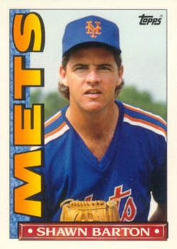 1990 Topps TV New York Mets #35 Shawn Barton Front