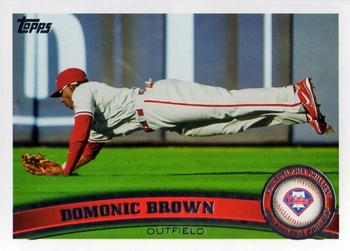 2011 Topps Philadelphia Phillies #PHI6 Domonic Brown Front
