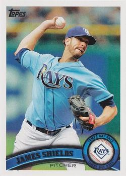 2011 Topps Tampa Bay Rays #TBR4 James Shields Front