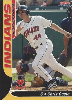 2004 Choice Indianapolis Indians #04 Chris Coste Front