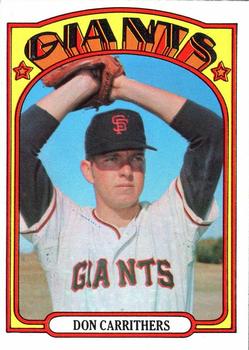 1972 Topps #76 Don Carrithers Front