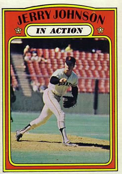 1972 Topps #36 Jerry Johnson Front