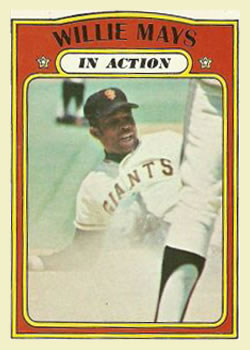 1972 Topps #50 Willie Mays Front