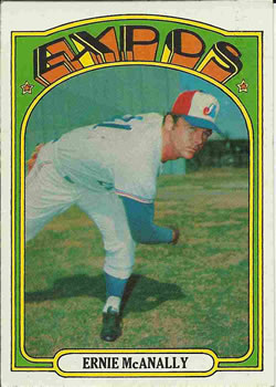 1972 Topps #58 Ernie McAnally Front