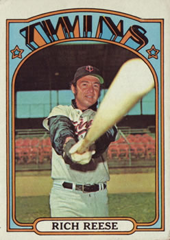 1972 Topps #611 Rich Reese Front