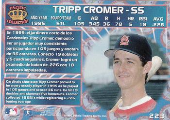 1996 Pacific Crown Collection #223 Tripp Cromer Back