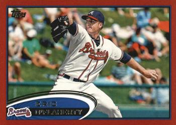 2012 Topps Update - Target Red Border #US314 Eric O'Flaherty Front