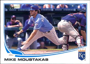 2013 Topps #100 Mike Moustakas Front