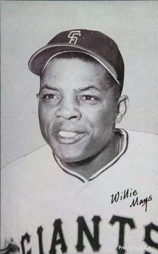 1947-66 Exhibits (W461) #NNO Willie Mays Front