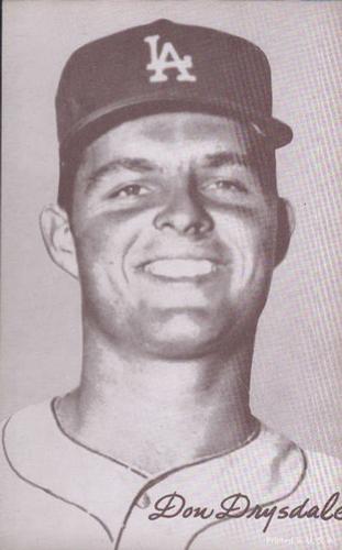 1947-66 Exhibits (W461) #NNO Don Drysdale Front