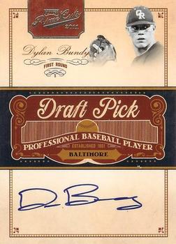 2011 Panini Prime Cuts - Draft Pick Signatures #DBU Dylan Bundy Front