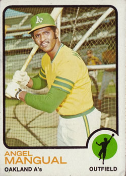 1973 Topps #625 Angel Mangual Front
