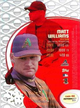1998 Topps Tek - Pattern 59 #44 Matt Williams Back