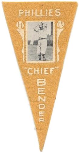 1916 Ferguson Bakery Pennants (BF2) #NNO Chief Bender Front