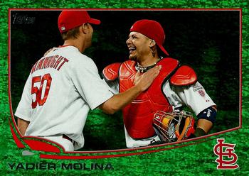 2013 Topps - Emerald Foil #4 Yadier Molina Front