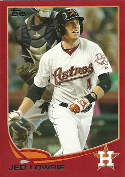 2013 Topps - Red #104 Jed Lowrie Front