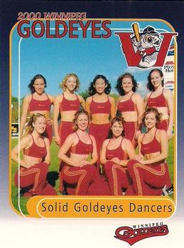 2000 Winnipeg Goldeyes #NNO Solid Goldeyes Dancers Front