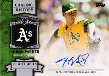 2013 Topps - Chasing History Autographs #CHA-JP Jarrod Parker Front