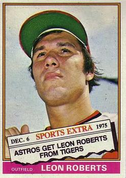 1976 Topps - Traded #292T Leon Roberts Front