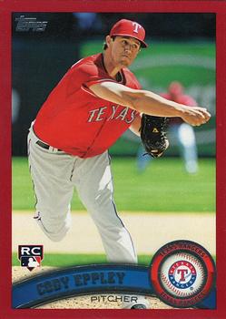 2011 Topps Update - Target Red Border #US97 Cody Eppley Front