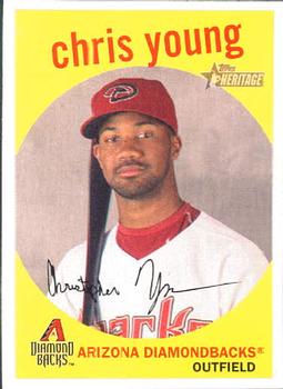 2008 Topps Heritage #229 Chris Young Front