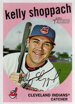 2008 Topps Heritage #539 Kelly Shoppach Front
