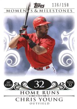 2008 Topps Moments & Milestones #53-32 Chris Young Front