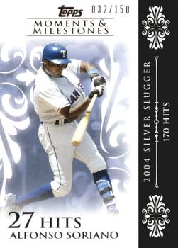 2008 Topps Moments & Milestones #56-27 Alfonso Soriano Front