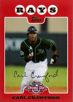 2008 Topps Opening Day #187 Carl Crawford Front
