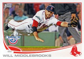 2013 Topps Opening Day #210 Will Middlebrooks Front