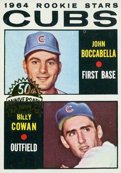2013 Topps Heritage - 50th Anniversary Buybacks #192 Cubs 1964 Rookie Stars (John Boccabella / Billy Cowan) Front