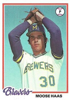 1978 Topps #649 Moose Haas Front
