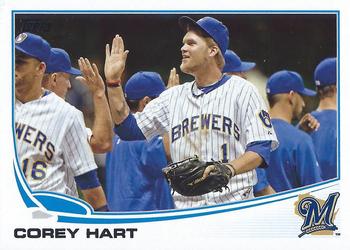 2013 Topps Milwaukee Brewers #MIL7 Corey Hart Front