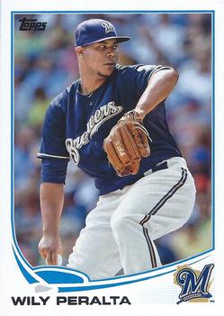 2013 Topps Milwaukee Brewers #MIL10 Wily Peralta Front